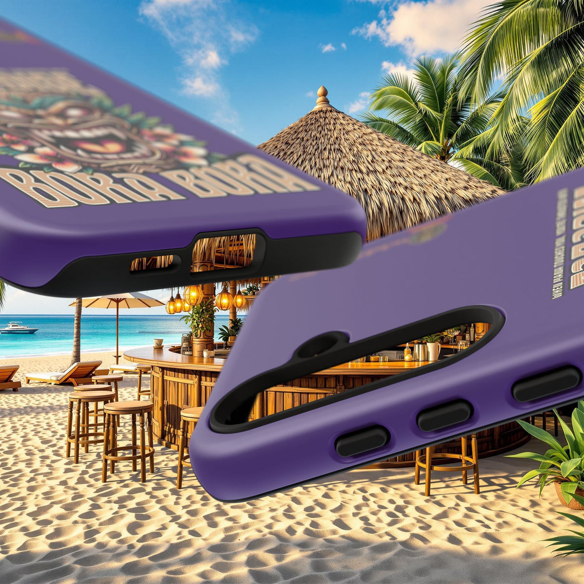 Bora Bora – Coque Antichoc Premium Tiki Élégance