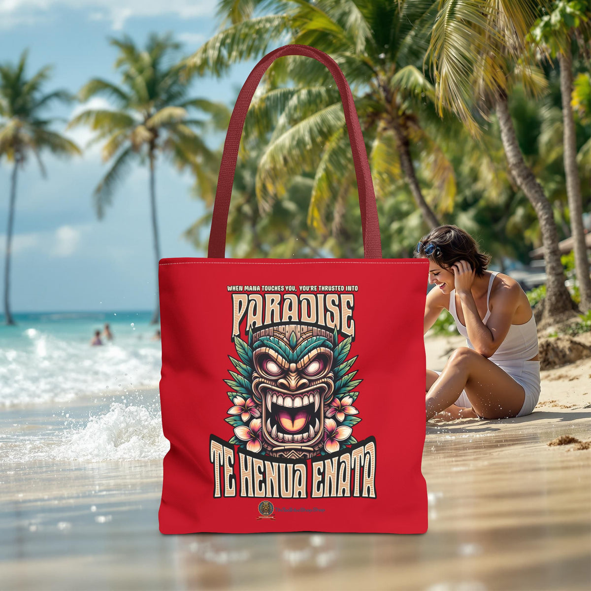 TE HENUA ENATA PARADISE Tote Bag