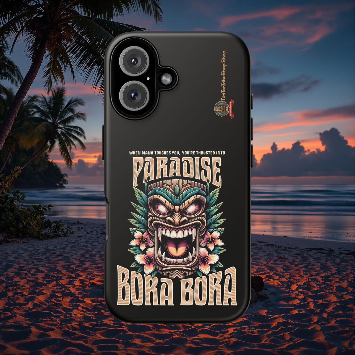 Bora Bora – Premium Tiki Elegance Shockproof Case