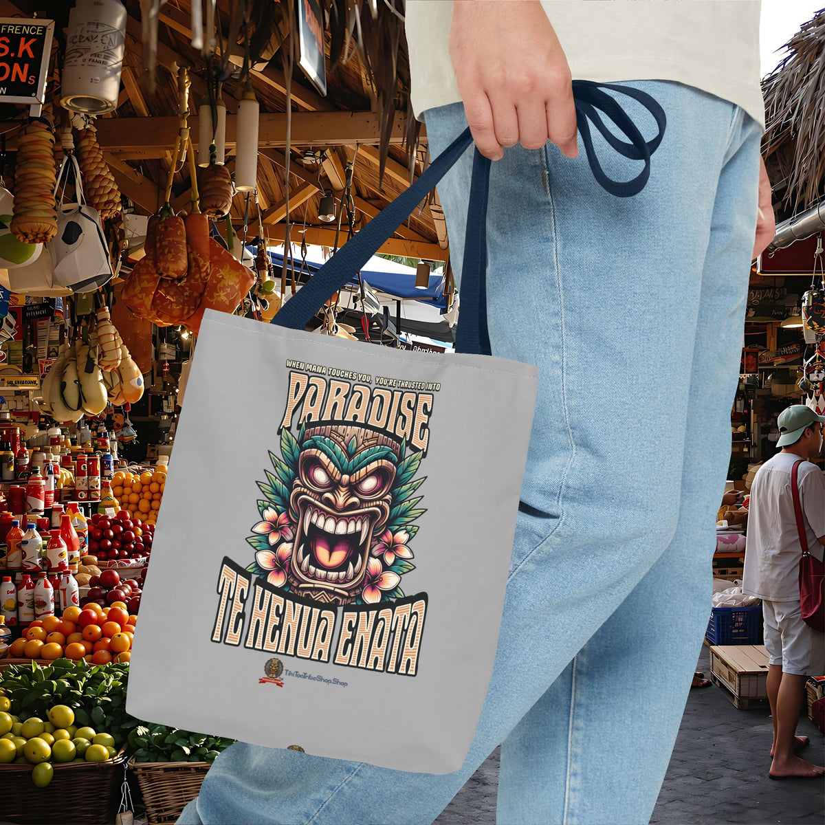 TE HENUA ENATA PARADISE Tote Bag