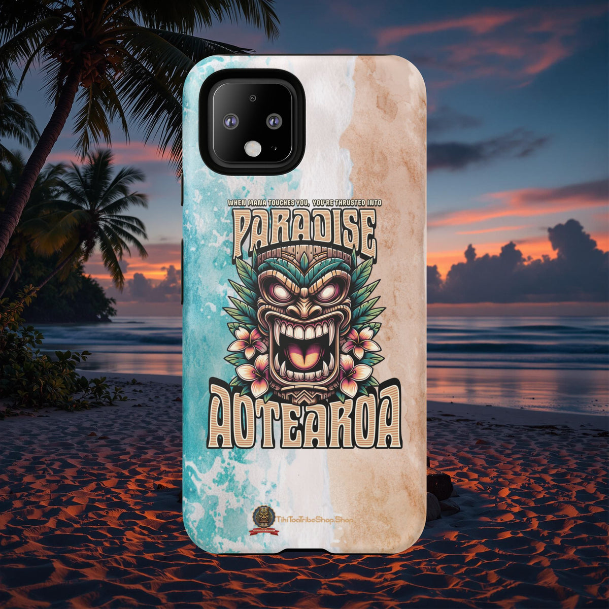 Aotearoa – Coque Antichoc Tiki Maori & Mana Ancestral