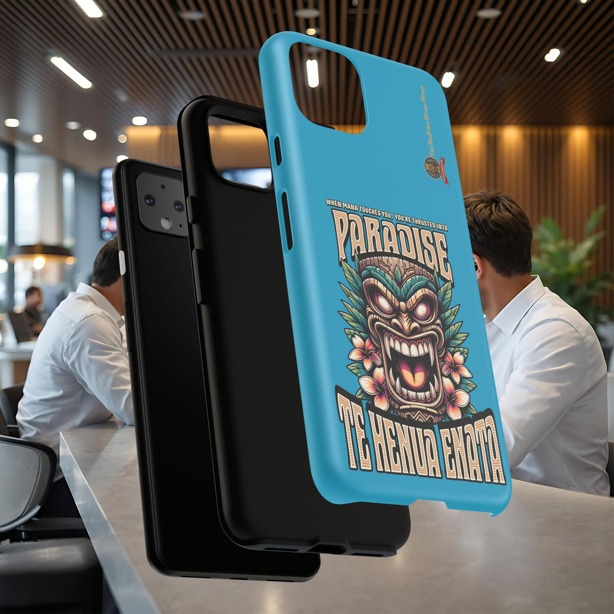 Te Henua Enata – Coque Antichoc Tiki Ancestral & Puissant