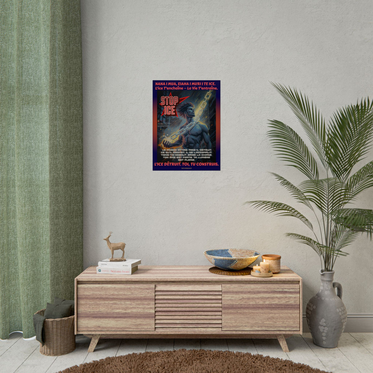 Posters Anti-ICE Polynésie – Affiches de Sensibilisation Contre la Drogue “Paruru i te ora – Brisons les chaînes de l’ICE”