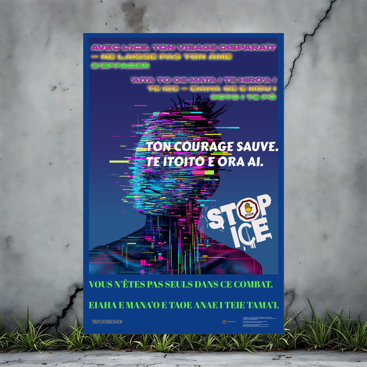 Posters Anti-ICE Polynésie – Affiches de Sensibilisation Contre la Drogue “Paruru i te ora – Brisons les chaînes de l’ICE”
