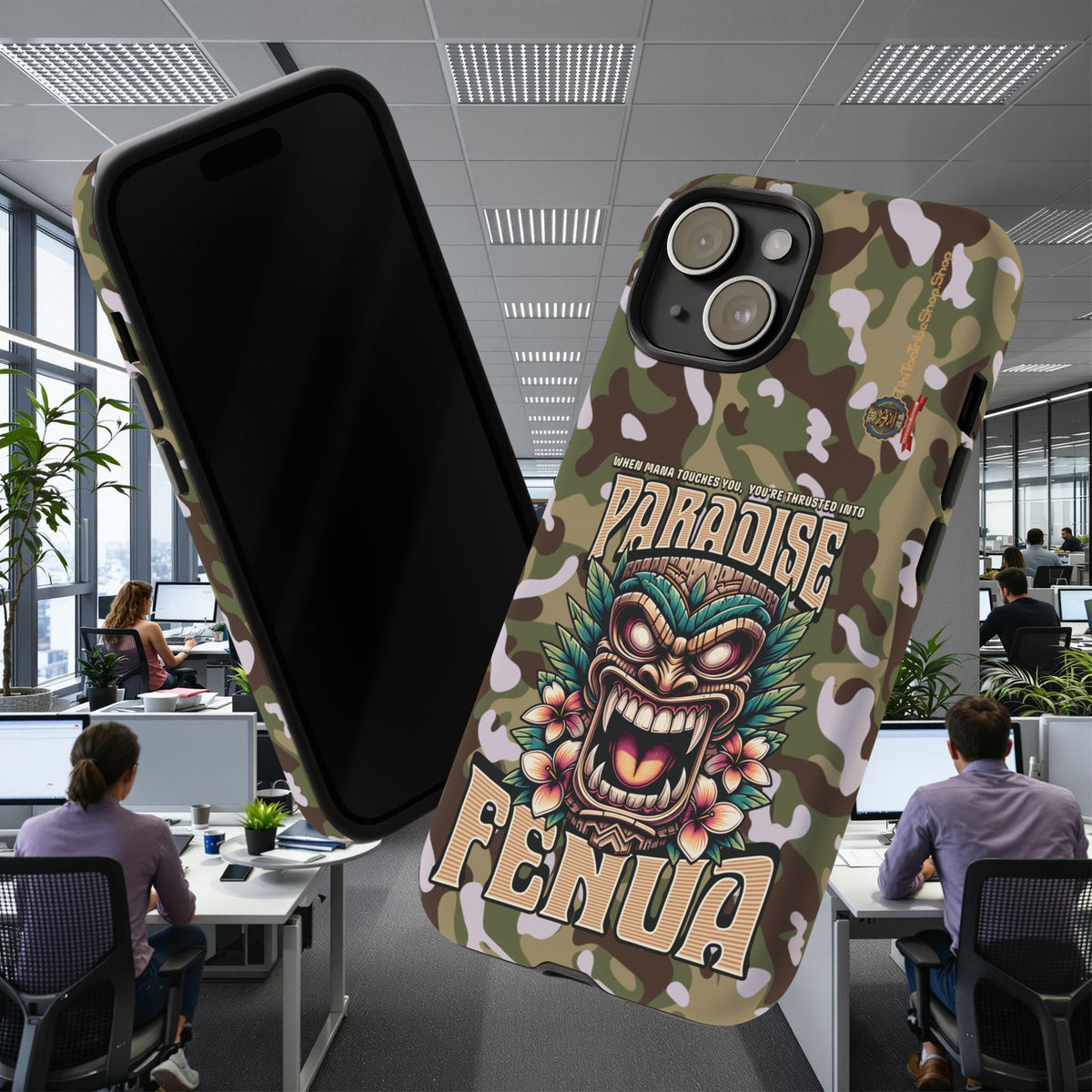 Fenua Guardian – Coque Antichoc Art Polynésien