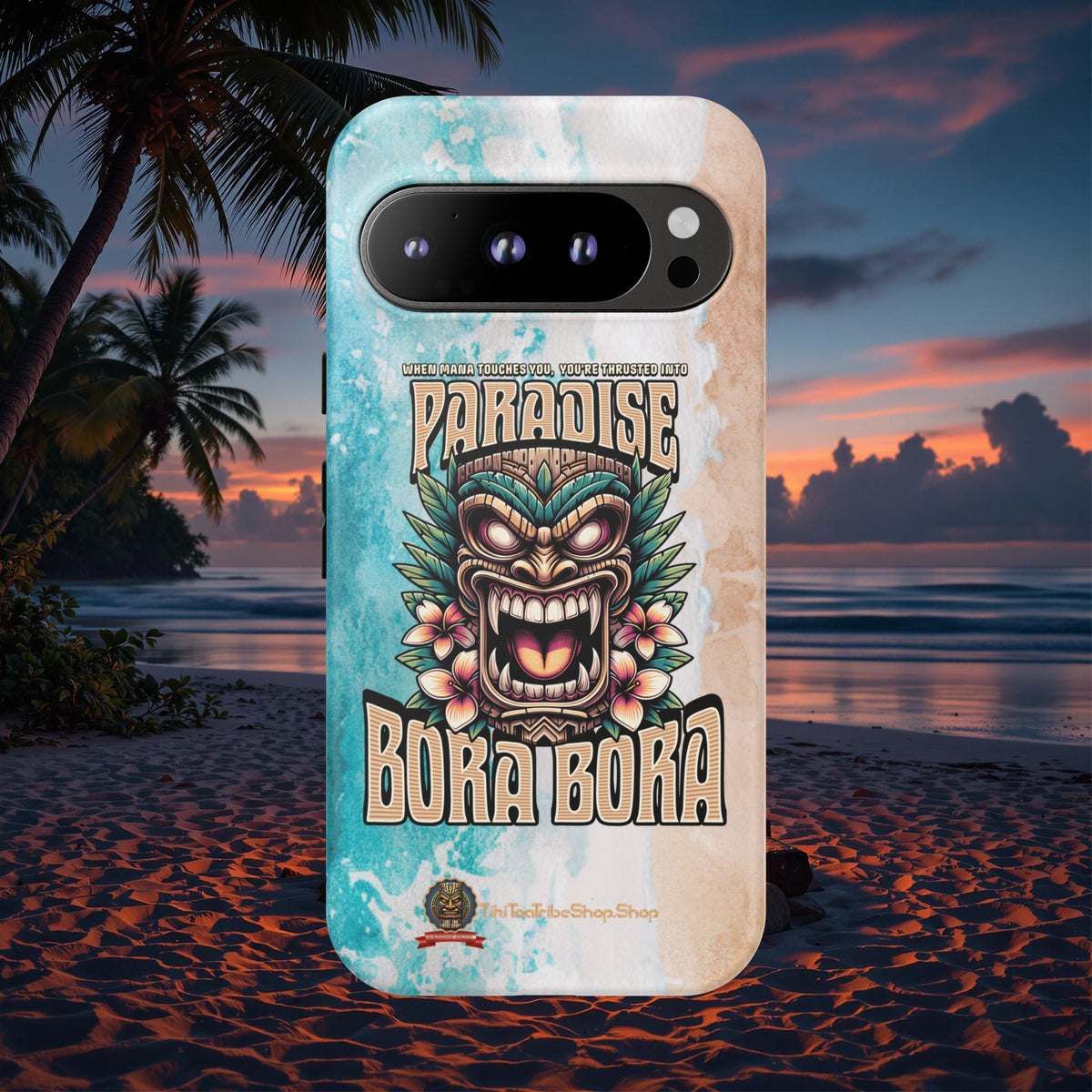 Bora Bora – Coque Antichoc Premium Tiki Élégance