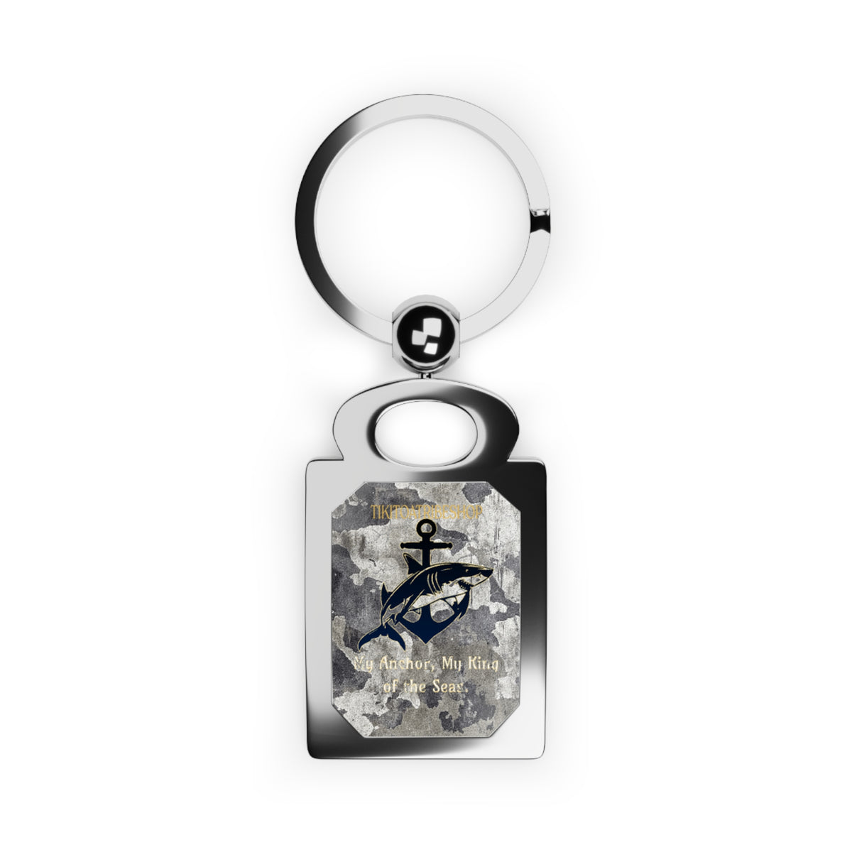 🇺🇸 Porte-clés “Ancre & Requin”