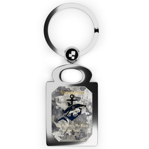 🇺🇸 Porte-clés “Ancre & Requin”