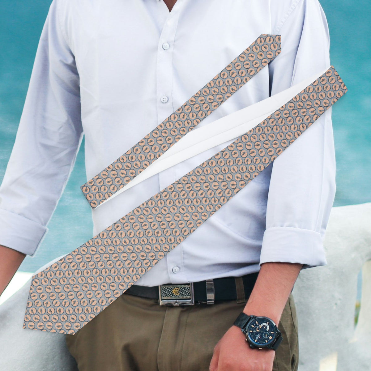 Moroni chic pea elegance tie