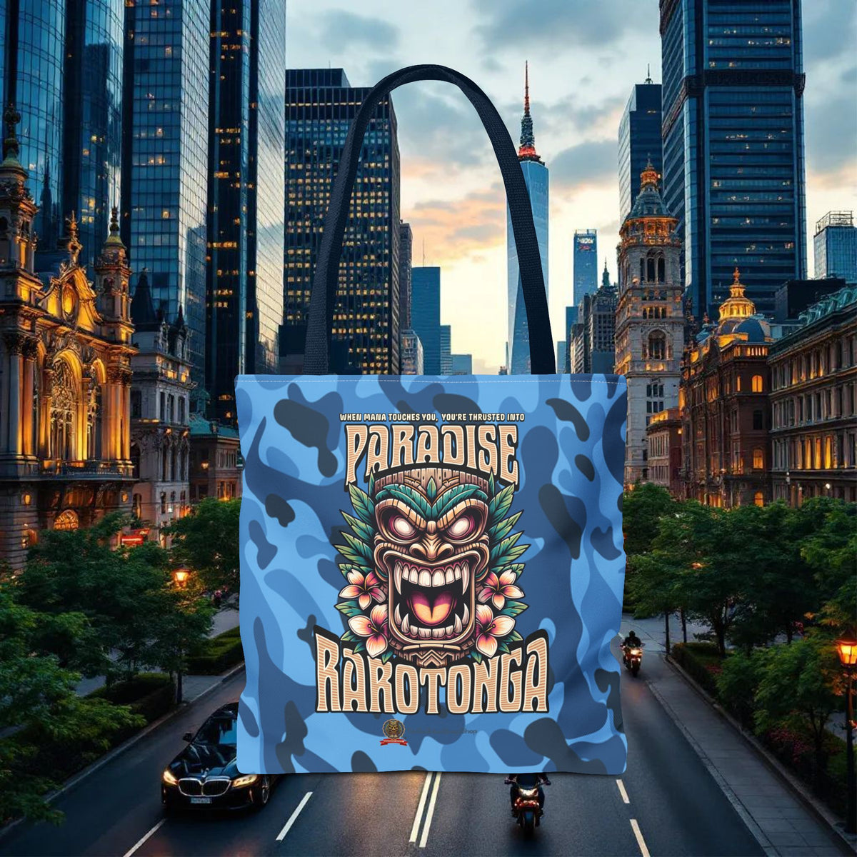 Tote Bag - 'Paradise Rarotonga'