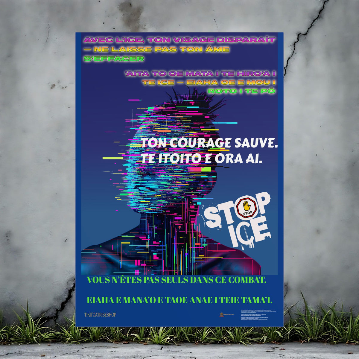 Posters Anti-ICE Polynésie – Affiches de Sensibilisation Contre la Drogue “Paruru i te ora – Brisons les chaînes de l’ICE”