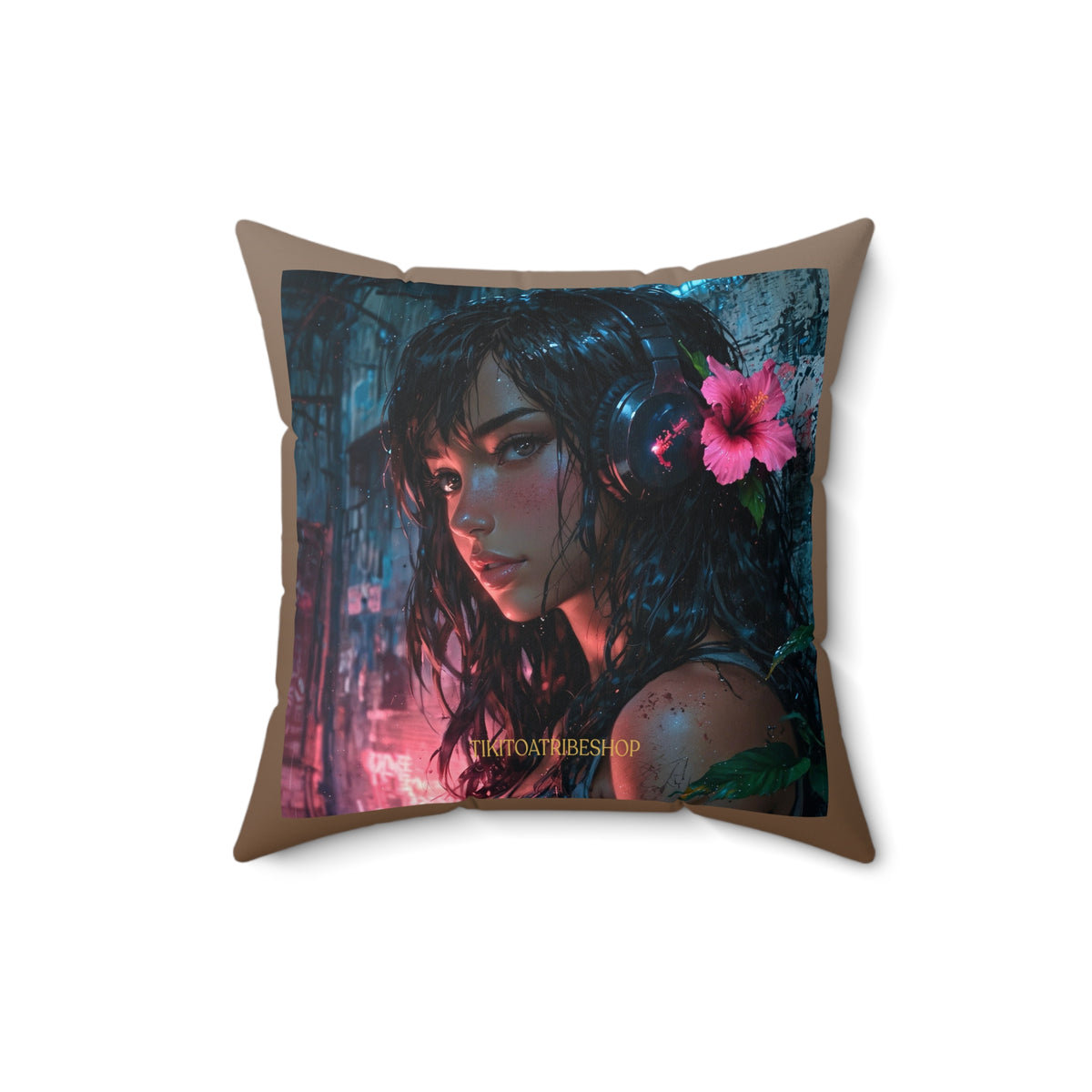 Cyberpunk Siren: Intense Gaze