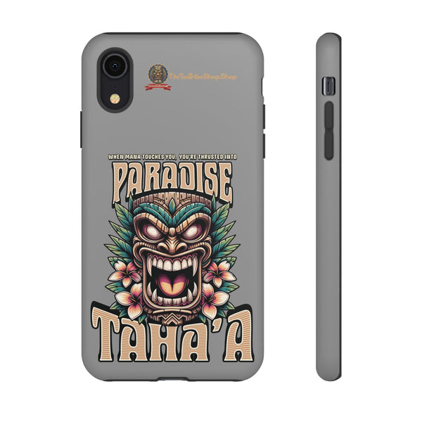 Tahaa – Coque Antichoc Premium « Tiki Féroce » | Design Tribal & Protection Maximale