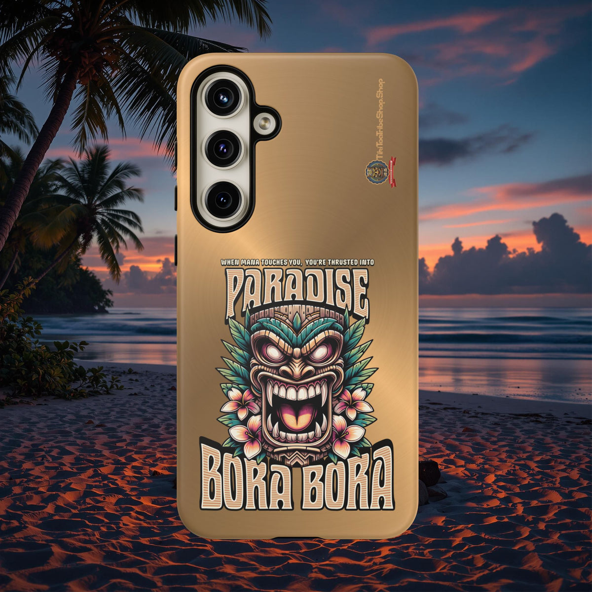 Bora Bora – Coque Antichoc Premium Tiki Élégance
