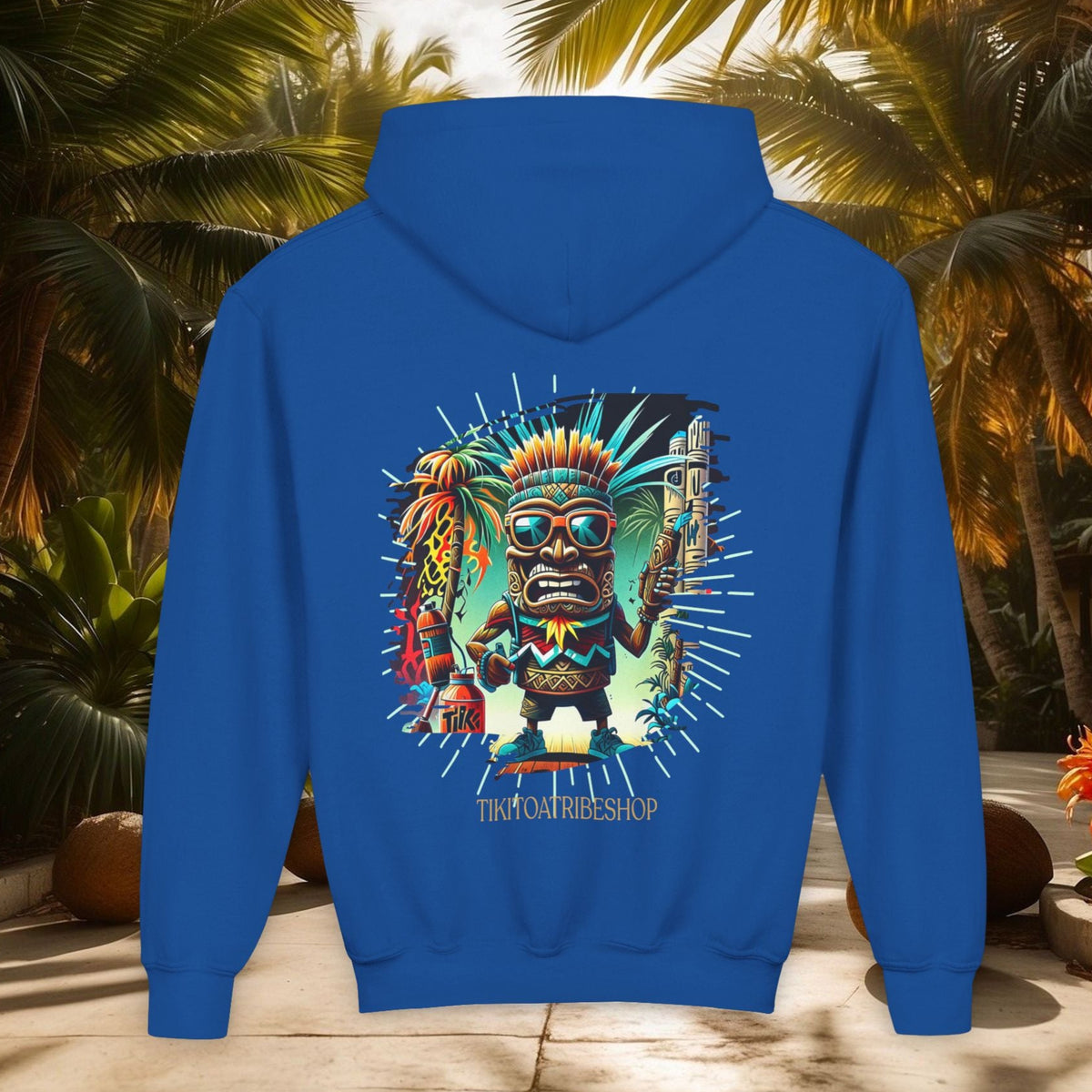 THE TIKI SPIRIT - Thick hooded sweatshirt for youth
