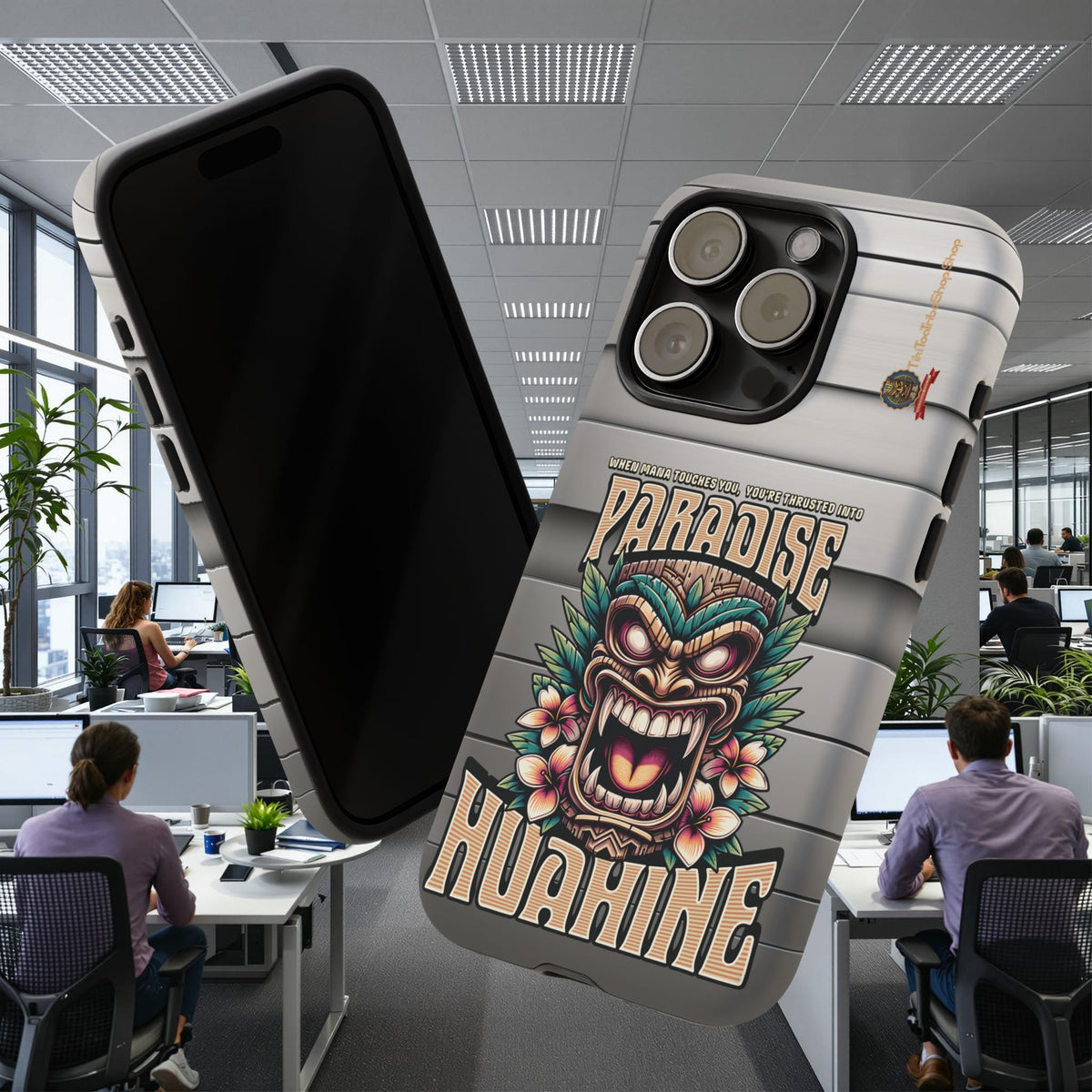 Huahine – Coque Antichoc Premium Tiki Fenua