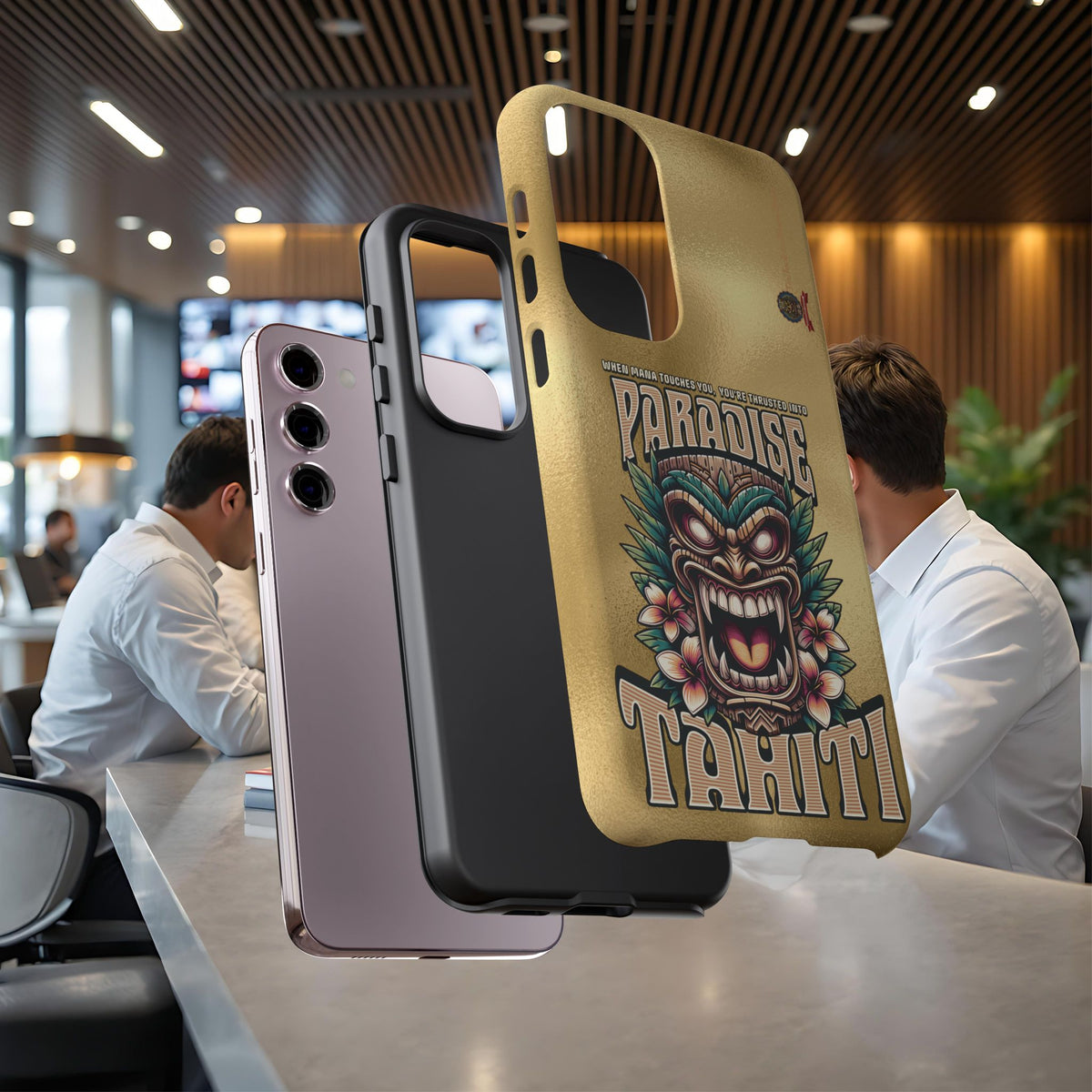 Tahiti – Coque Antichoc Premium Tiki Royal