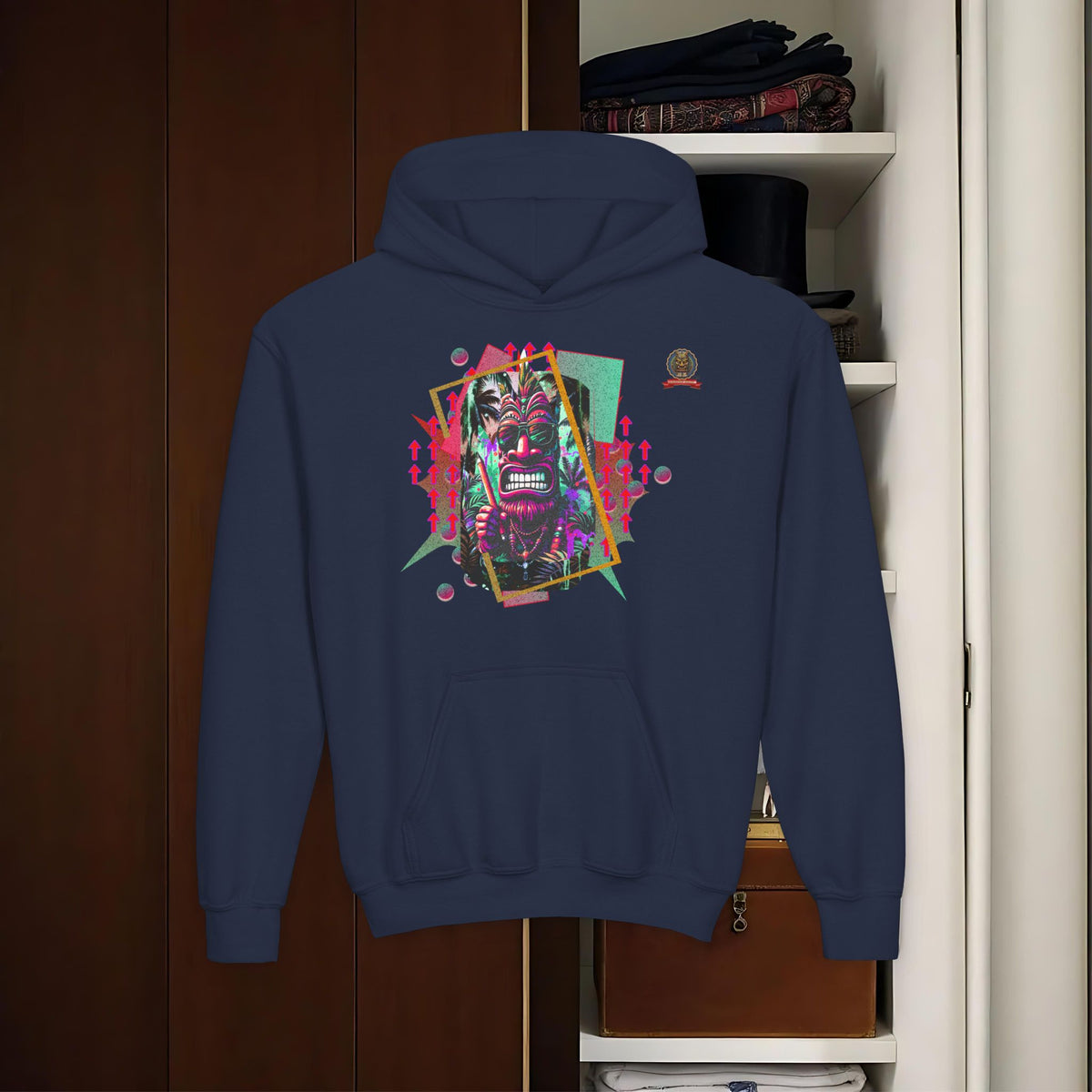 THE TIKI SPIRIT - Thick hooded sweatshirt for youth