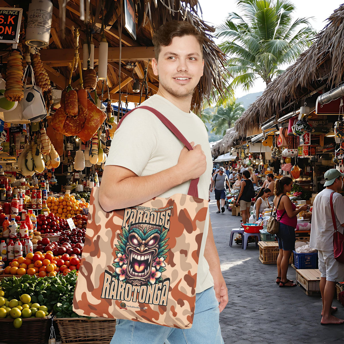 Tote Bag - 'Paradise Rarotonga'