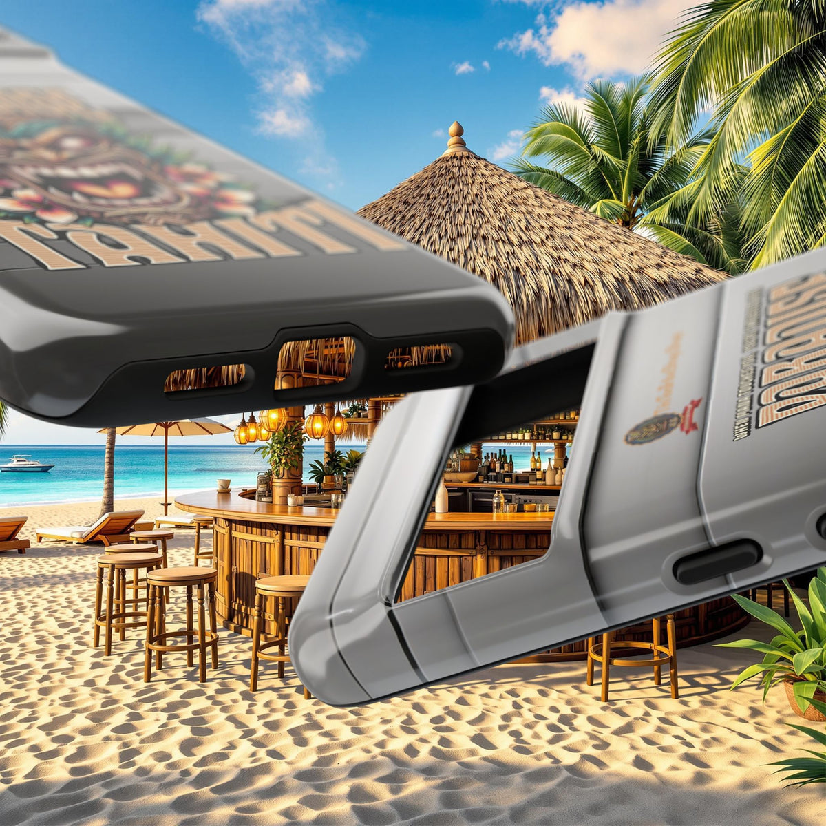 Tahiti – Coque Antichoc Premium Tiki Royal
