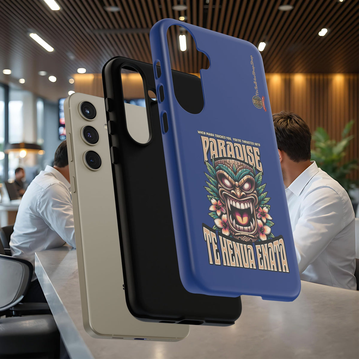 Te Henua Enata – Coque Antichoc Tiki Ancestral & Puissant