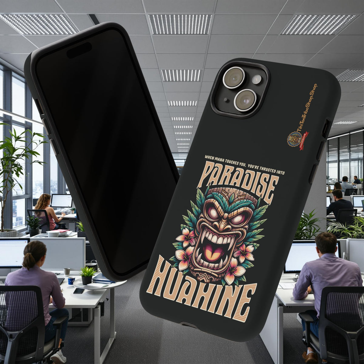 Huahine – Coque Antichoc Premium Tiki Fenua