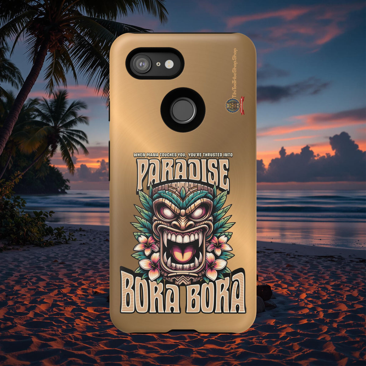 Bora Bora – Coque Antichoc Premium Tiki Élégance