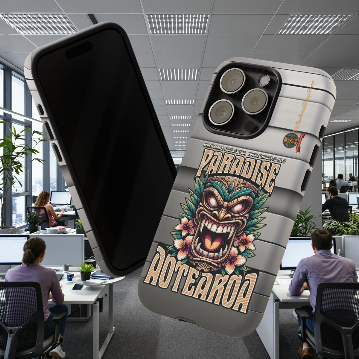 Aotearoa – Tiki Maori &amp; Ancestral Mana Shockproof Case