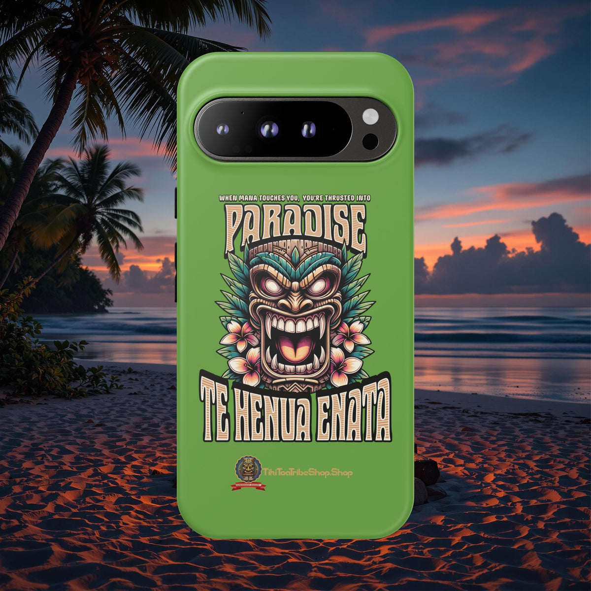 Te Henua Enata – Coque Antichoc Tiki Ancestral & Puissant