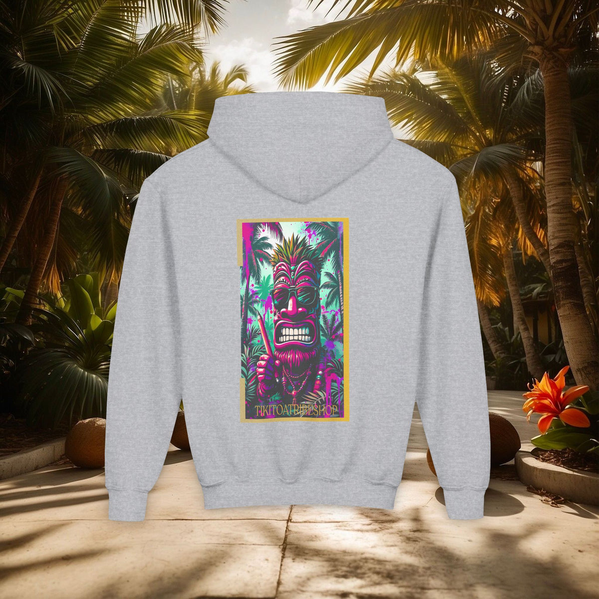 THE TIKI SPIRIT - Thick hooded sweatshirt for youth