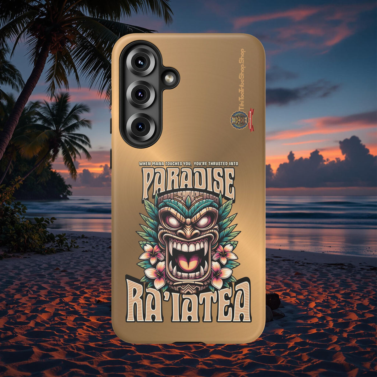 Ra’iatea – Coque Tiki Tribal de Protection Premium