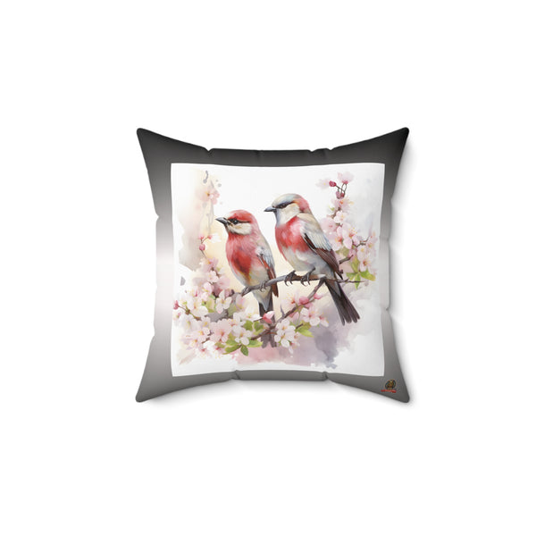 Oiseaux sur une branche de cerisier : Doux Reflets