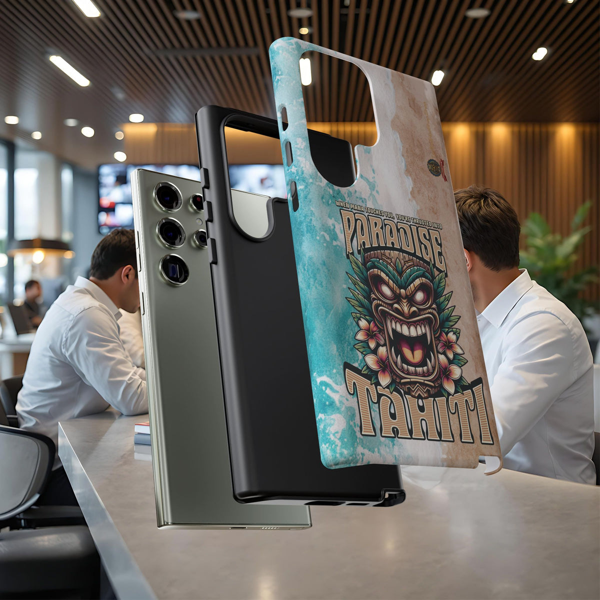 Tahiti – Coque Antichoc Premium Tiki Royal