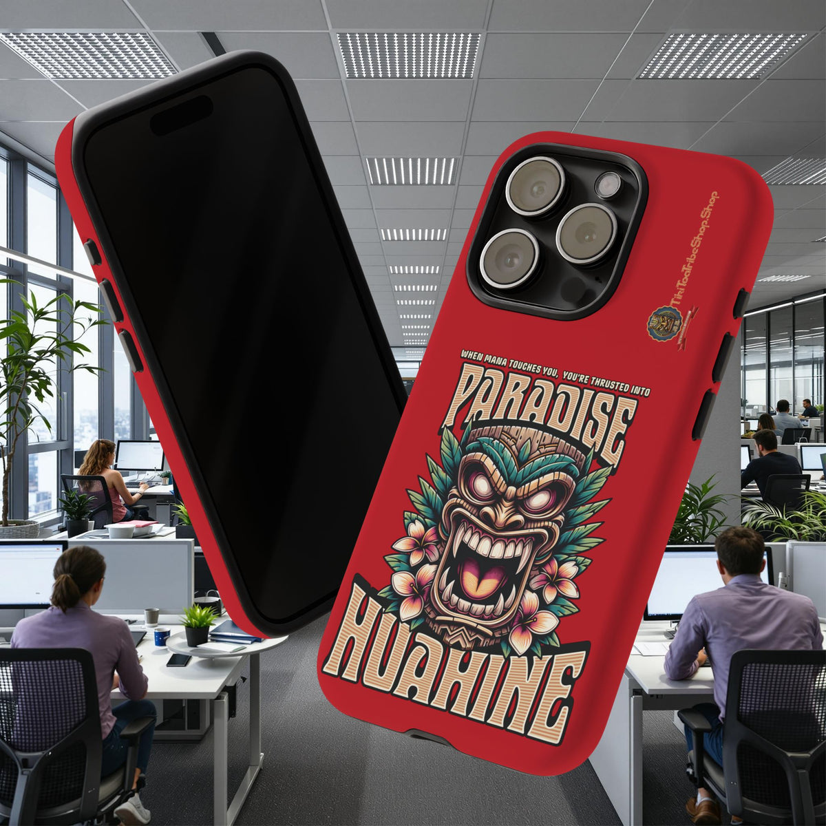 Huahine – Coque Antichoc Premium Tiki Fenua