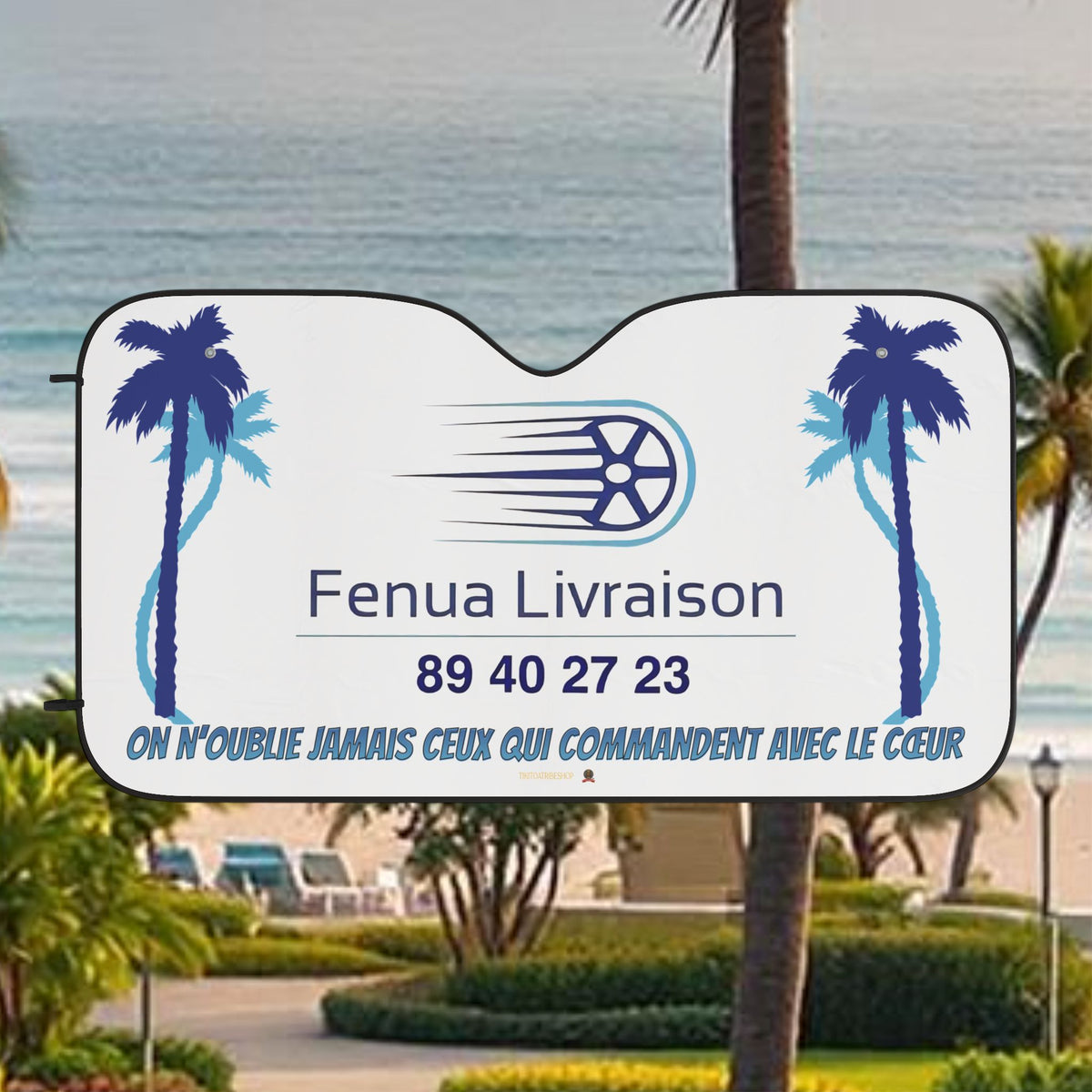 Fenua Sunshade Delivery "We Never Forget Those Who Order With Their Heart"