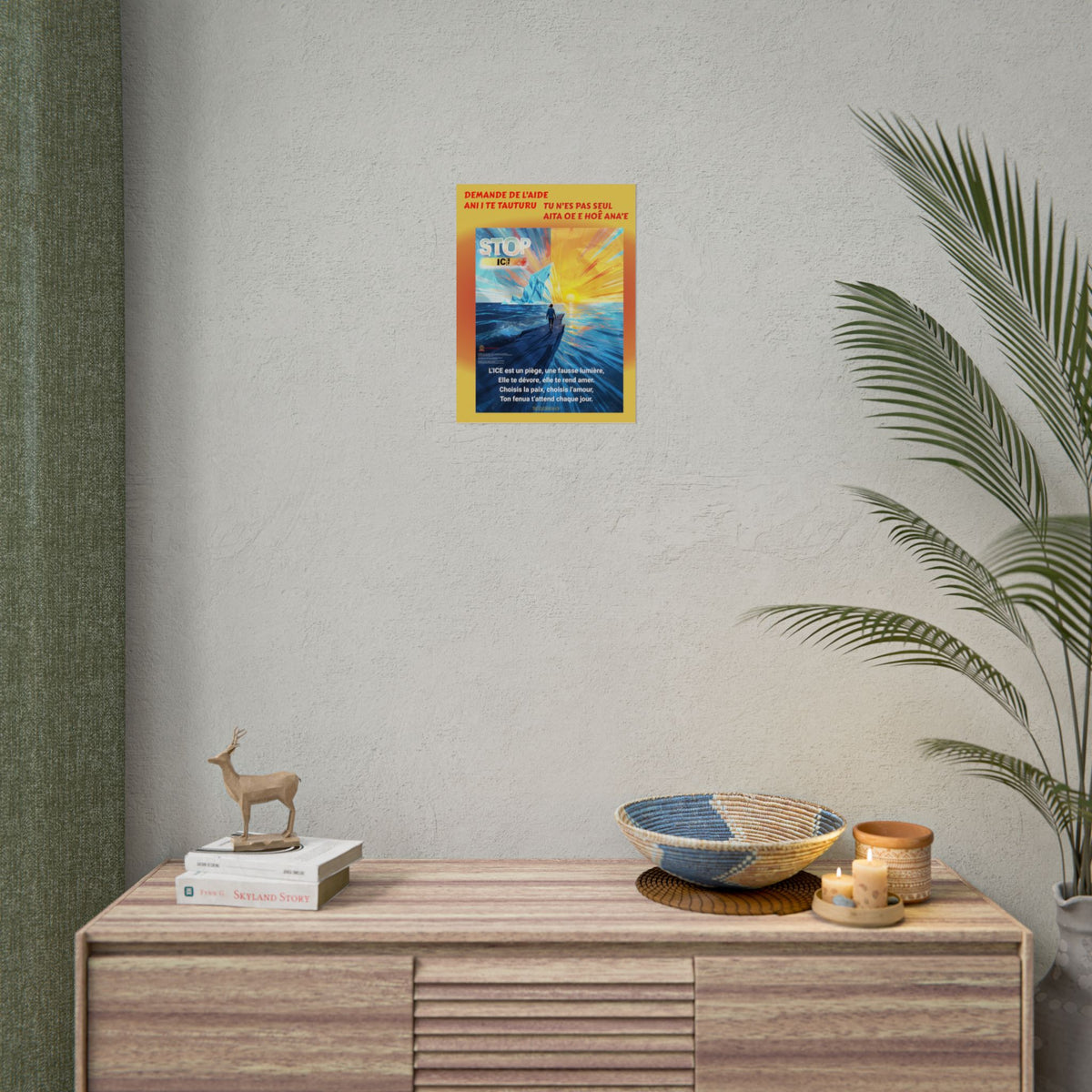 Posters Anti-ICE Polynésie – Affiches de Sensibilisation Contre la Drogue “Paruru i te ora – Brisons les chaînes de l’ICE”
