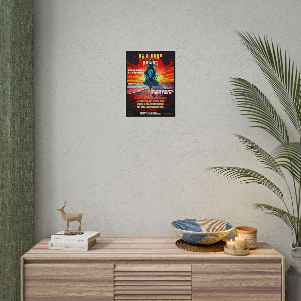 Posters Anti-ICE Polynésie – Affiches de Sensibilisation Contre la Drogue “Paruru i te ora – Brisons les chaînes de l’ICE”
