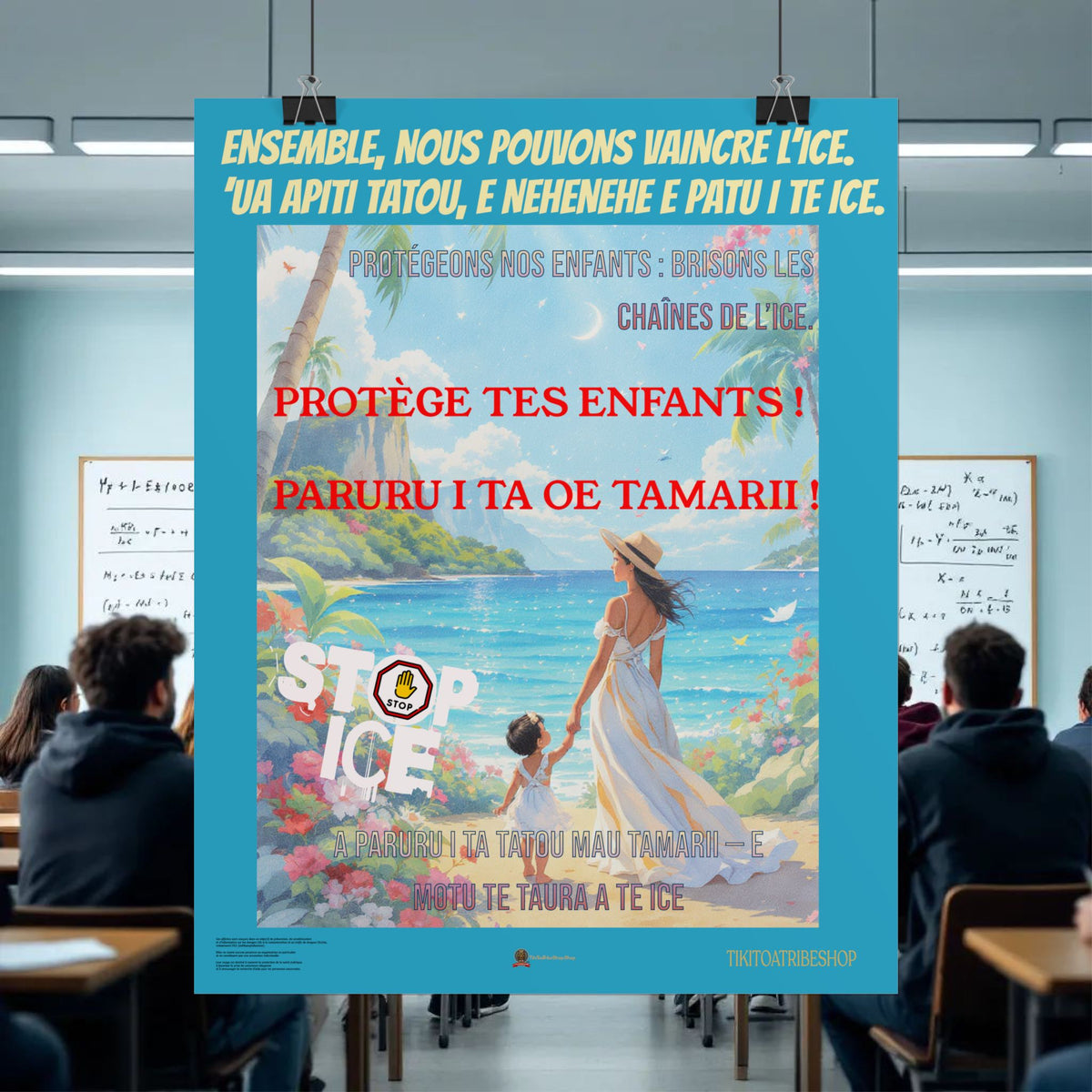 Posters Anti-ICE Polynésie – Affiches de Sensibilisation Contre la Drogue “Paruru i te ora – Brisons les chaînes de l’ICE”
