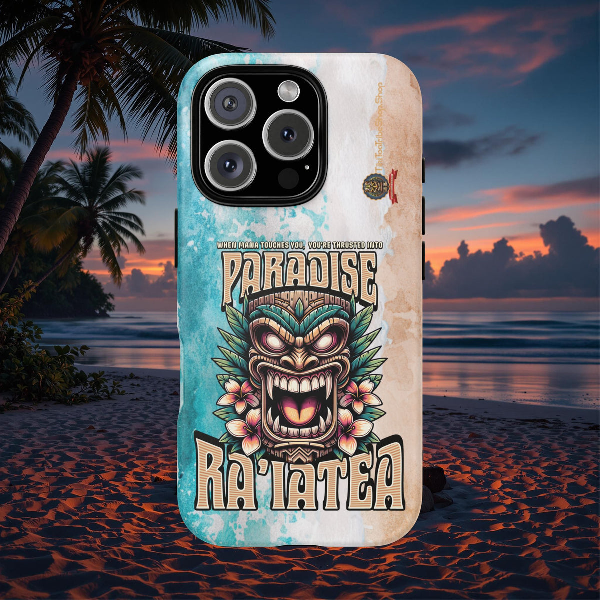 Ra’iatea – Coque Tiki Tribal de Protection Premium