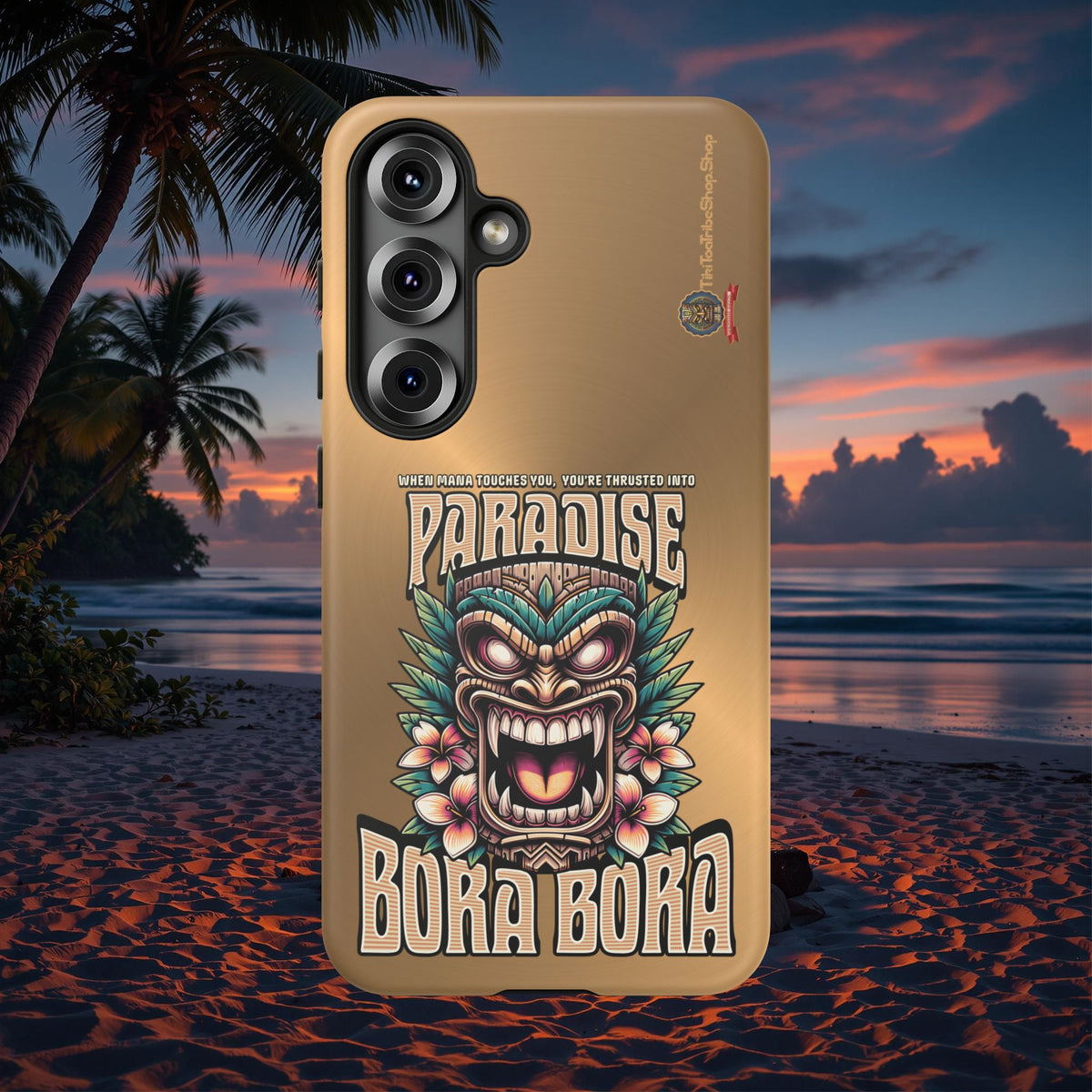 Bora Bora – Coque Antichoc Premium Tiki Élégance