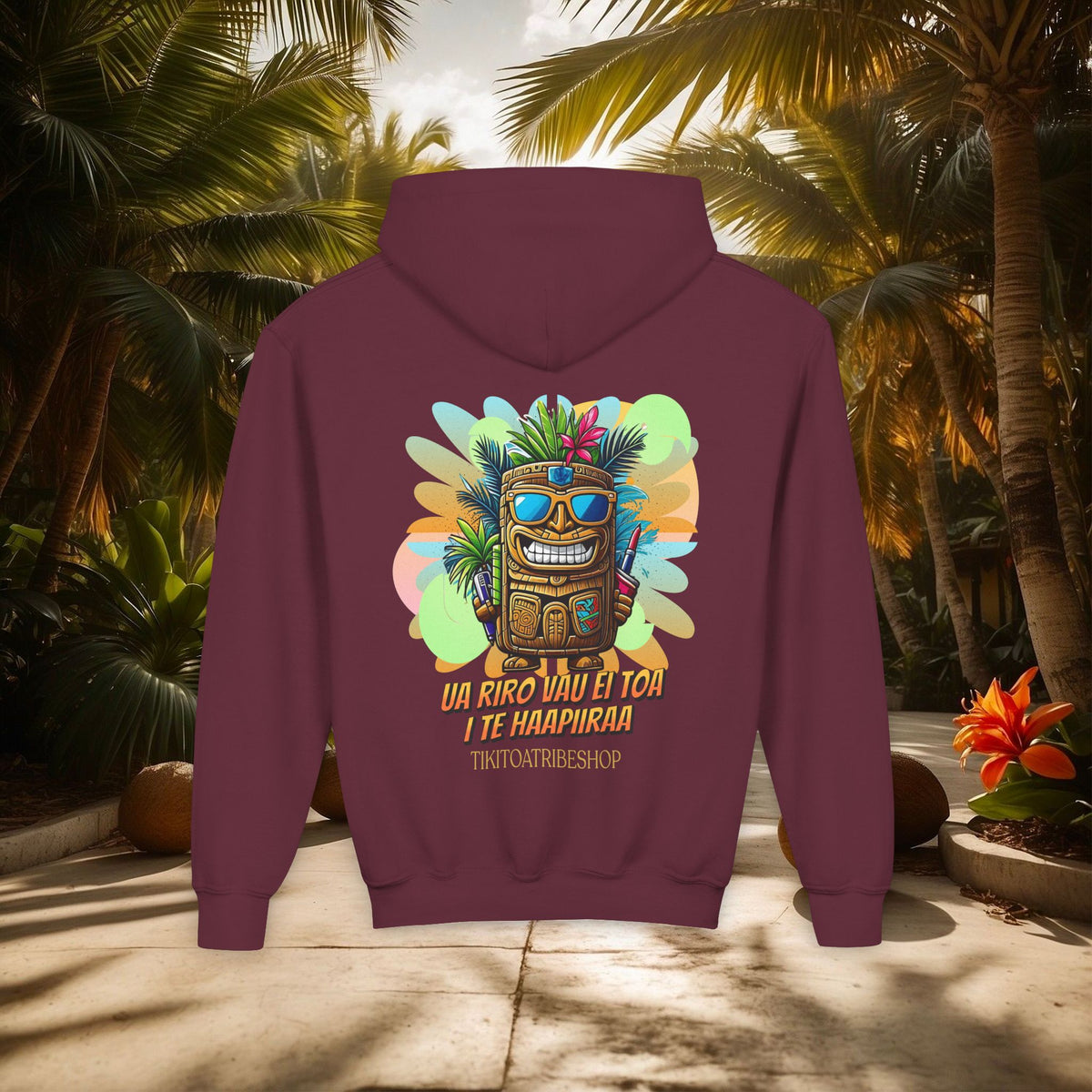 THE TIKI SPIRIT - Thick hooded sweatshirt for youth