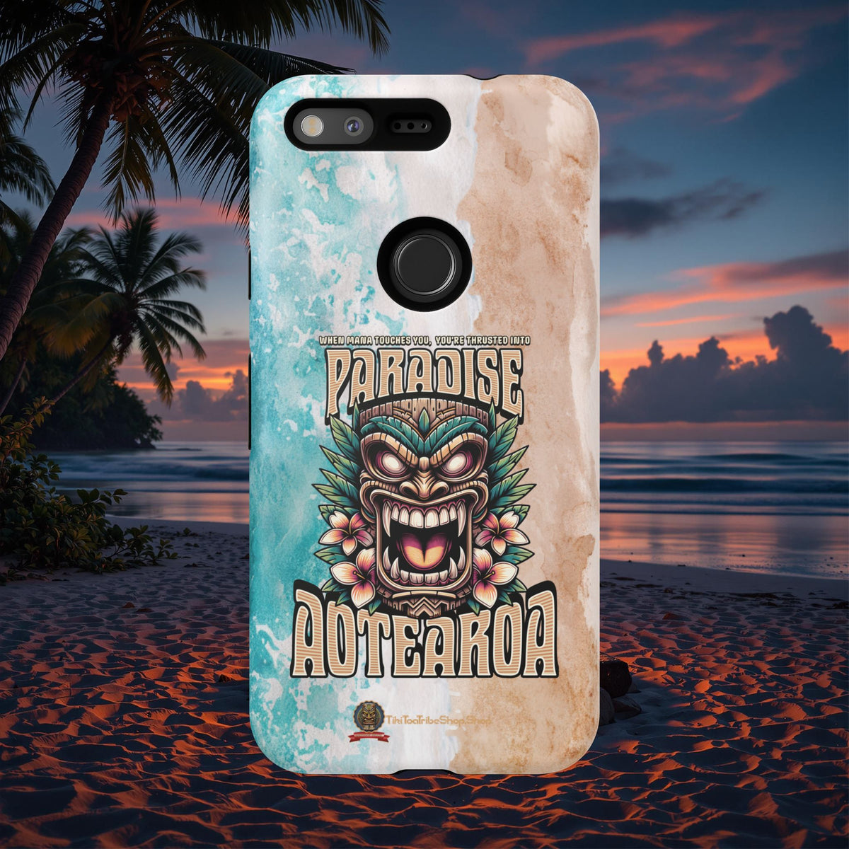 Aotearoa – Coque Antichoc Tiki Maori & Mana Ancestral