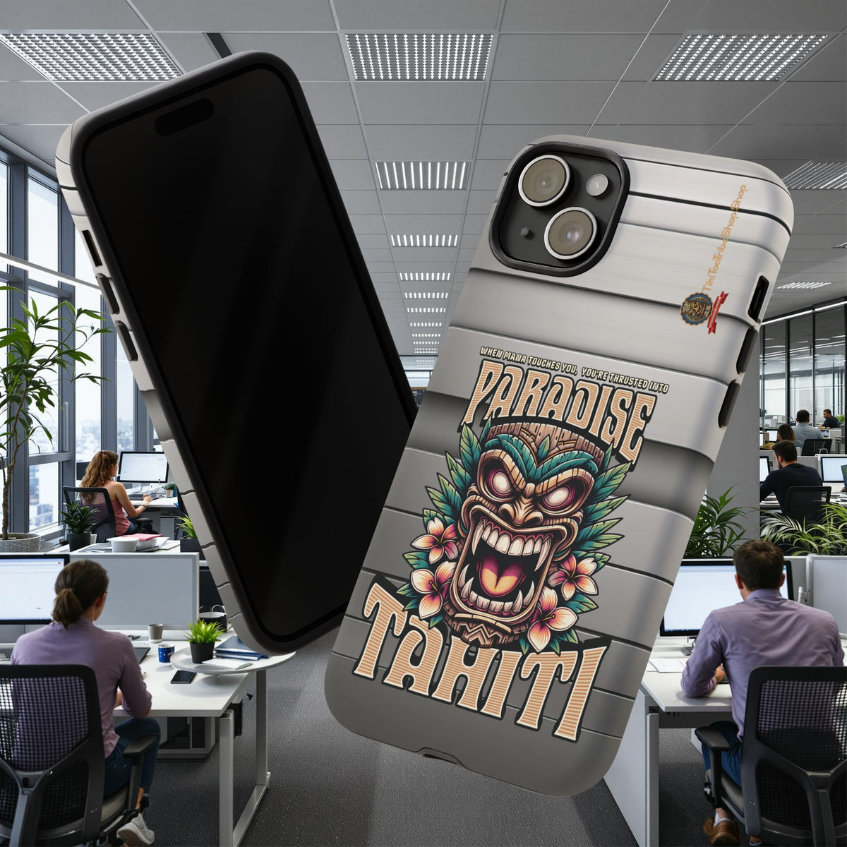 Tahiti – Coque Antichoc Premium Tiki Royal