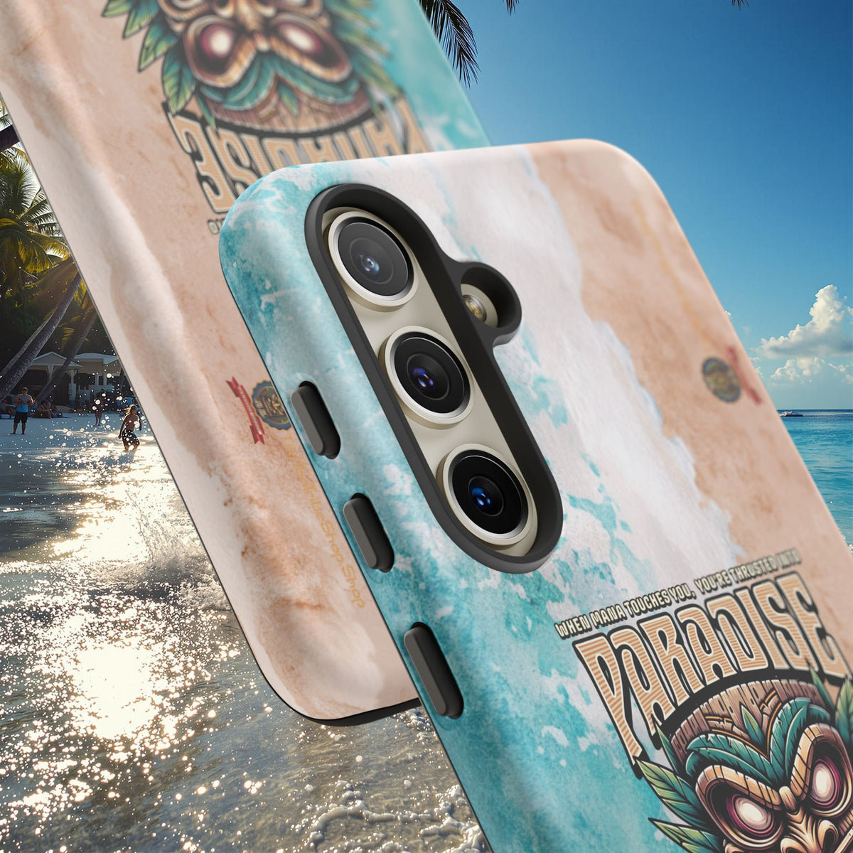Tahiti – Coque Antichoc Premium Tiki Royal
