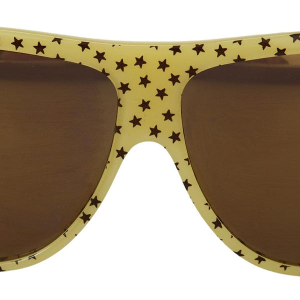 DOLCE & GABBANA, Lunettes de Soleil à Motif Étoiles Jaune