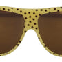 DOLCE & GABBANA, Lunettes de Soleil à Motif Étoiles Jaune
