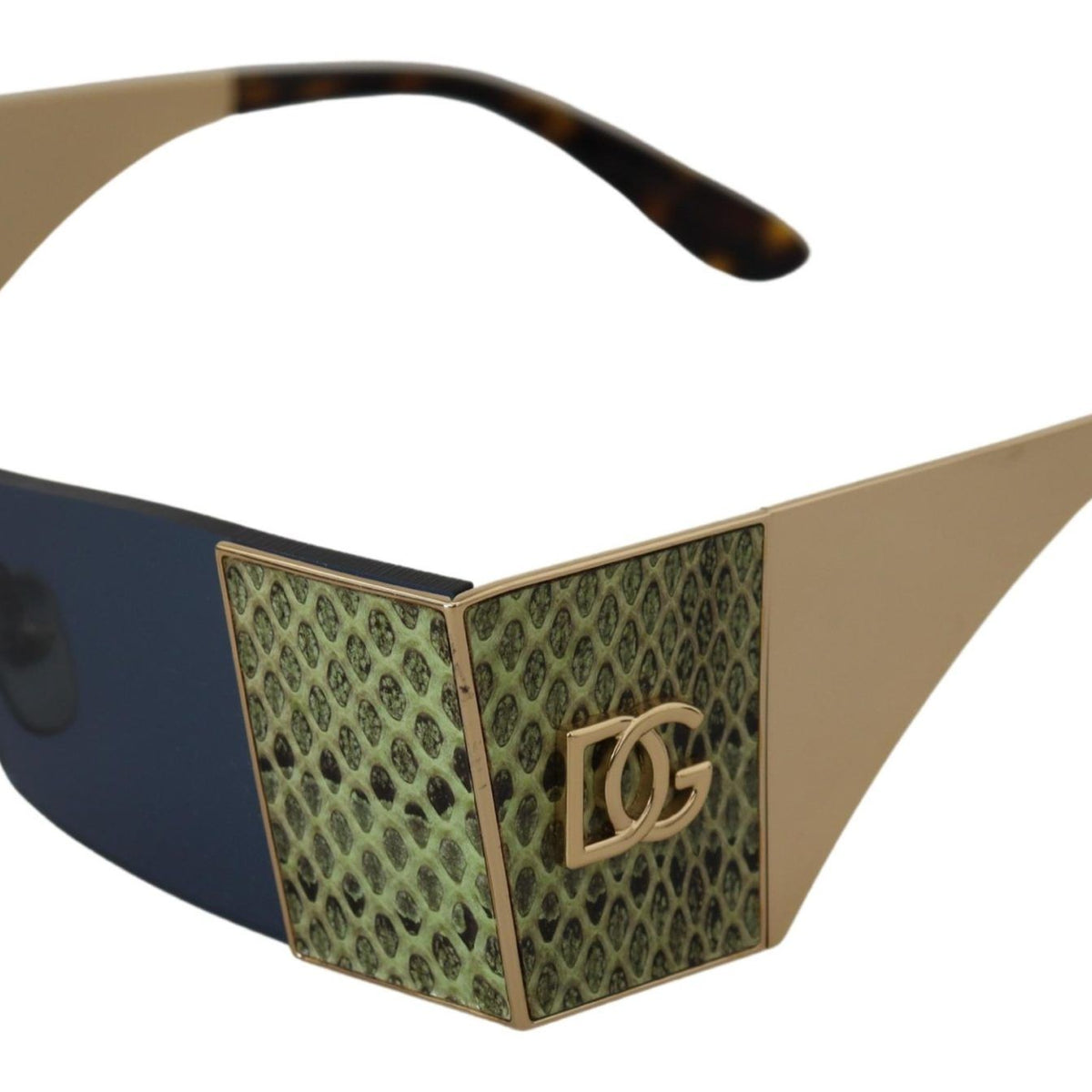 DOLCE & GABBANA, Lunettes de Soleil à Motif Serpent pour Femme