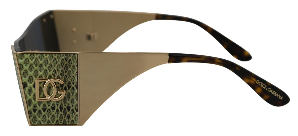 DOLCE & GABBANA, Lunettes de Soleil à Motif Serpent pour Femme