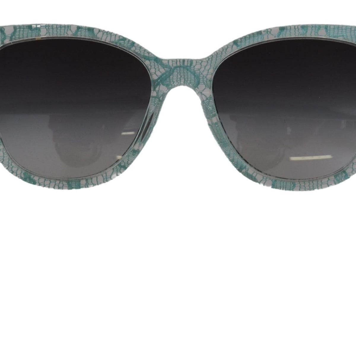 DOLCE & GABBANA, Lunettes de Soleil en Dentelle Sicilienne Bleue