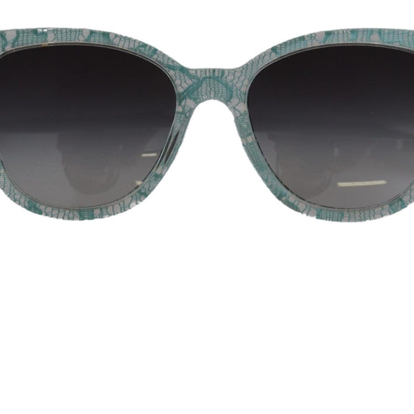 DOLCE &amp; GABBANA, Blue Sicilian Lace Sunglasses